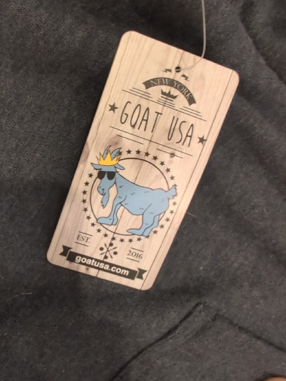Men's XS Navy Goat Sweatshirt NWT - Picture 3 of 5